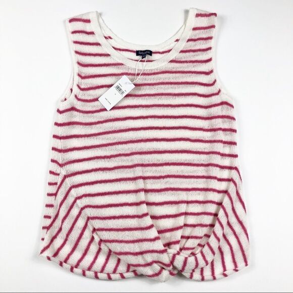 Splendid Pink Striped Sweater, NWT, medium - Picture 1 of 8